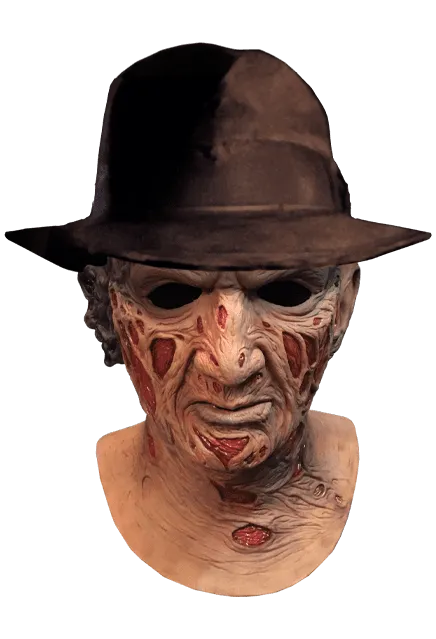 A Nightmare On Elm Street - Deluxe Freddy Krueger Mask with Fedora Hat