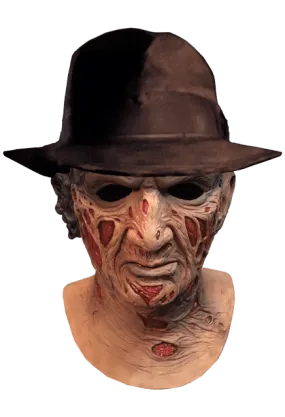 A Nightmare On Elm Street - Deluxe Freddy Krueger Mask with Fedora Hat