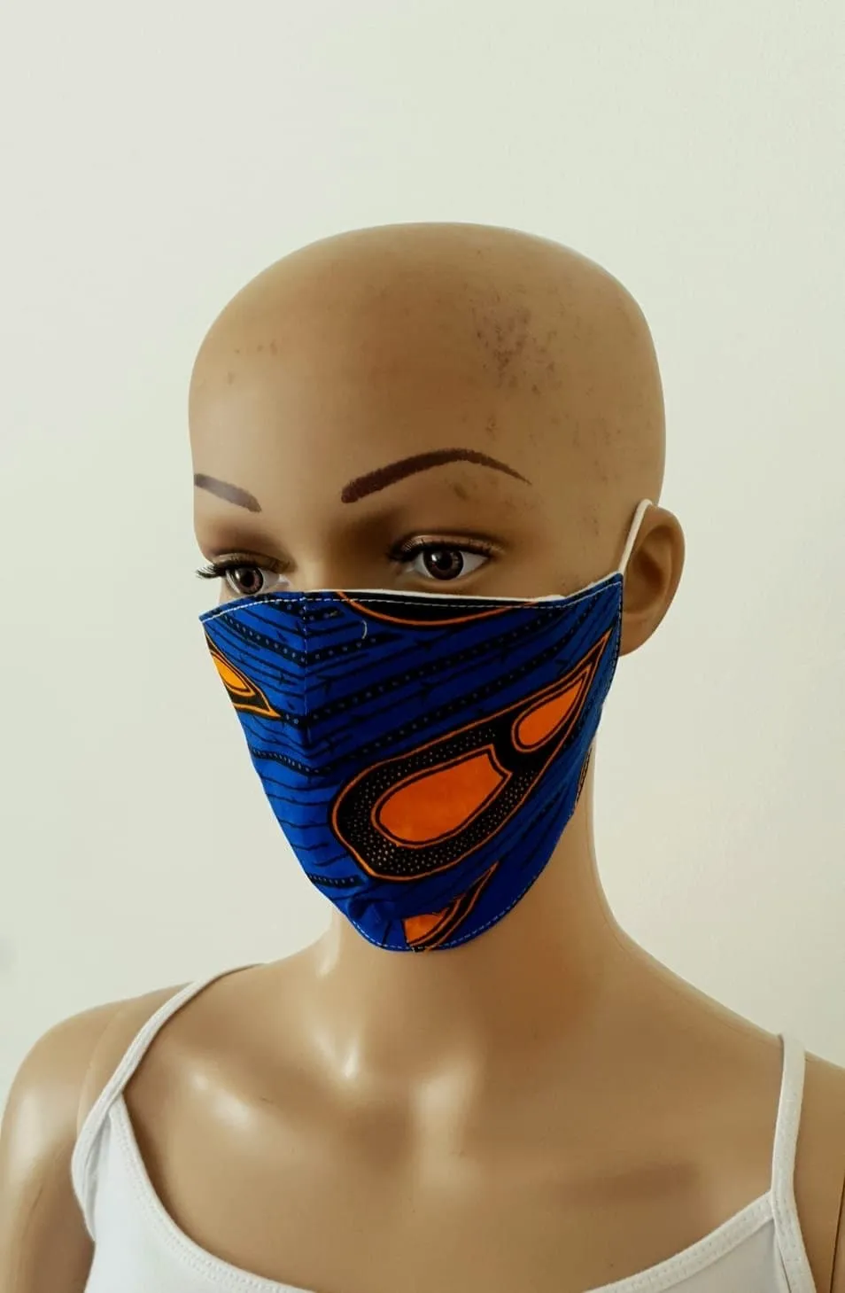 African Print Face Mask | Ankara Fabric Print Face Masks - Amara