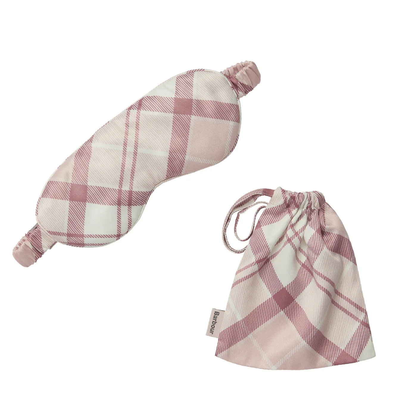 Barbour Tartan Eye Mask Dewberry Tartan