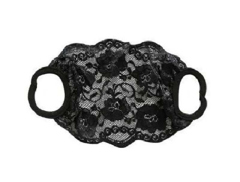 Beautiful Single layer Lace Bridal Face Mask