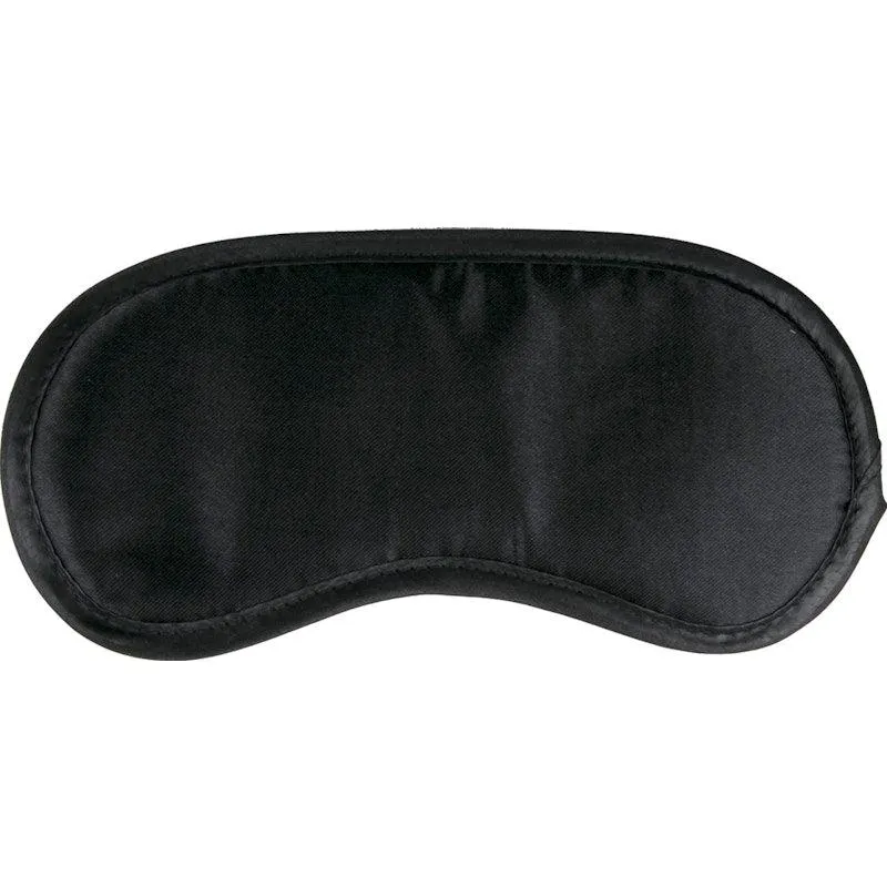 Black Satin Eye Mask