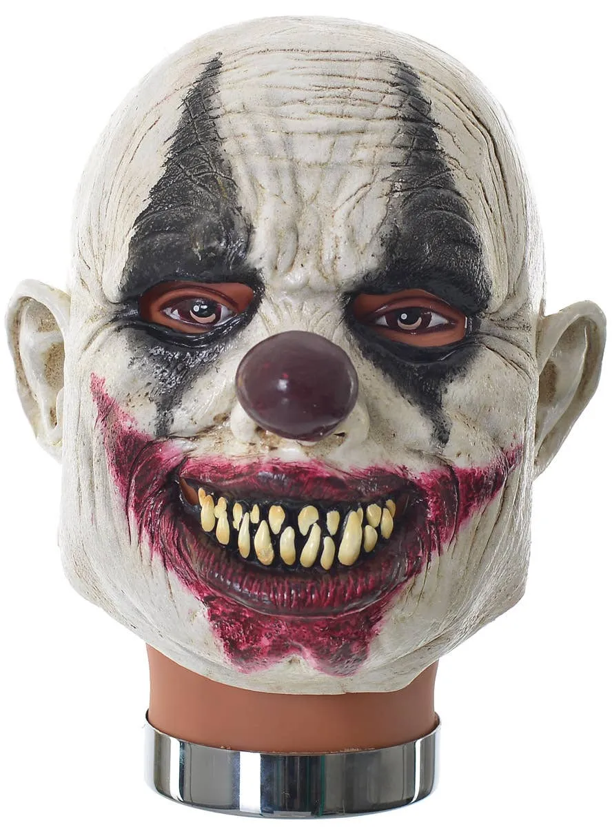 Deluxe Rubber Latex Evil Clown Halloween Costume Mask