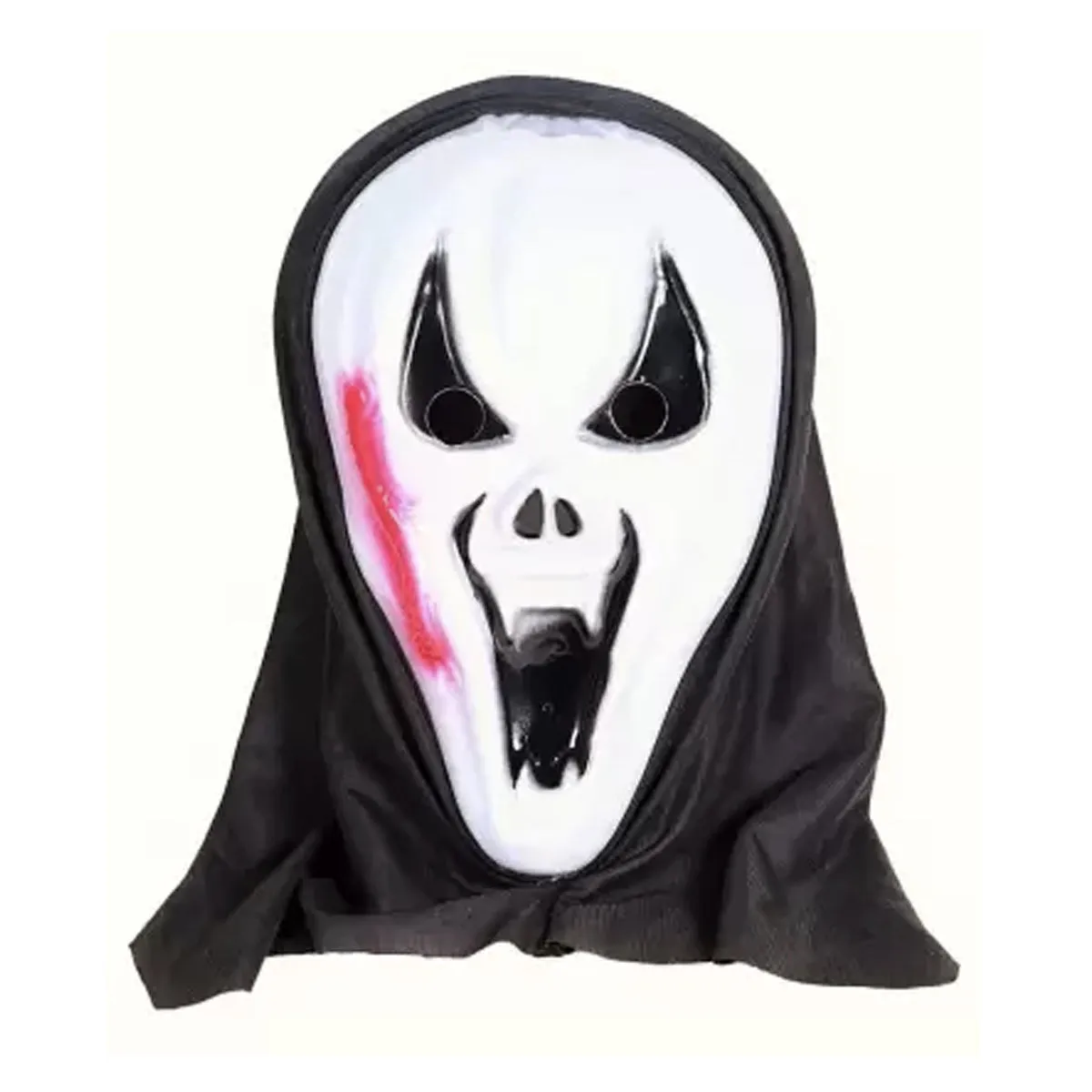 Fancydresswale Halloween Ghost Scary Mask -Free size- Set of 3- Random designs