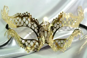 Filigree metal Gold Vampire Diaries Mask