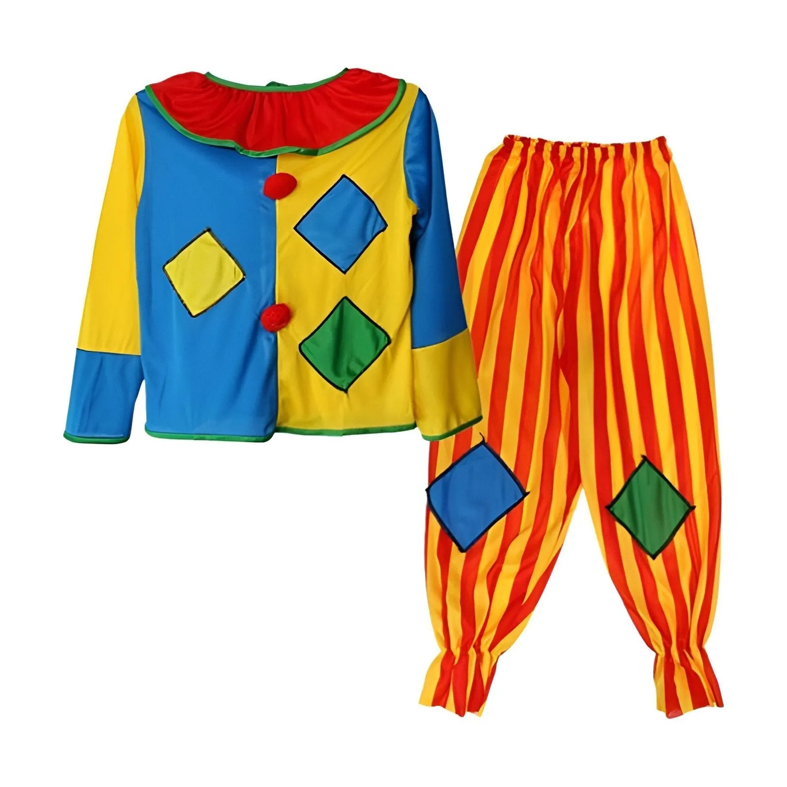 Halloween Boy Girl Clown Costume Cosplay Masquerade Magic Costume Circus Clown Suit