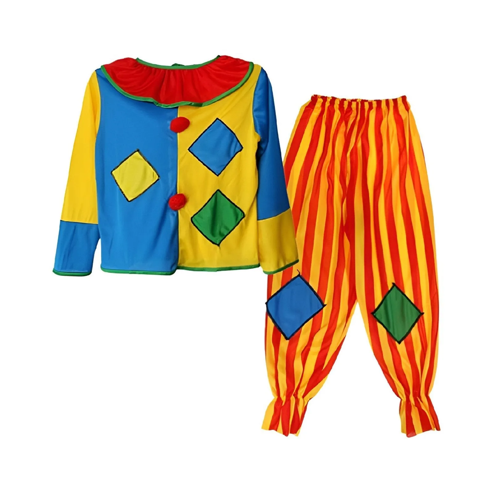 Halloween Boy Girl Clown Costume Cosplay Masquerade Magic Costume Circus Clown Suit