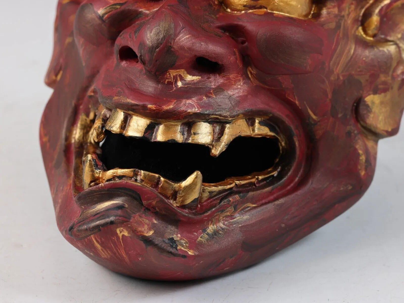 Japanese Vintage Resin Noh Mask Hannya -Jealousy woman- 般若