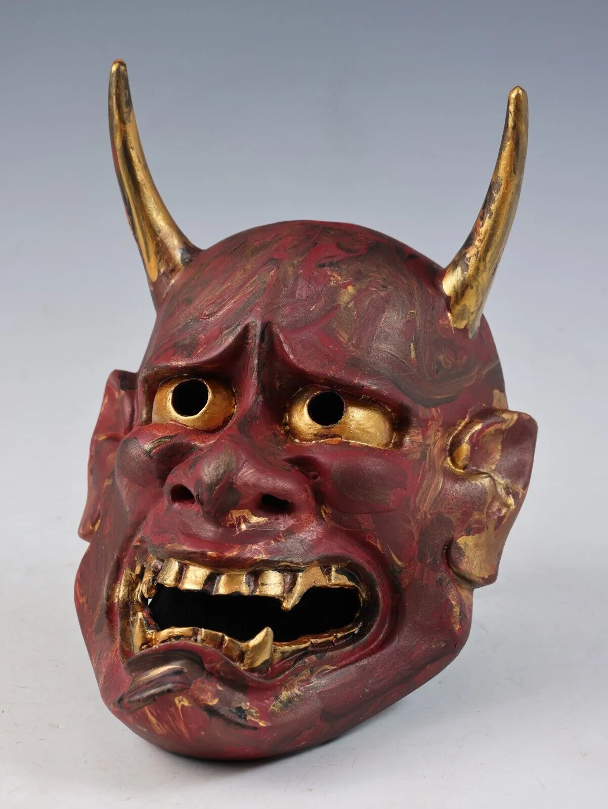 Japanese Vintage Resin Noh Mask Hannya -Jealousy woman- 般若