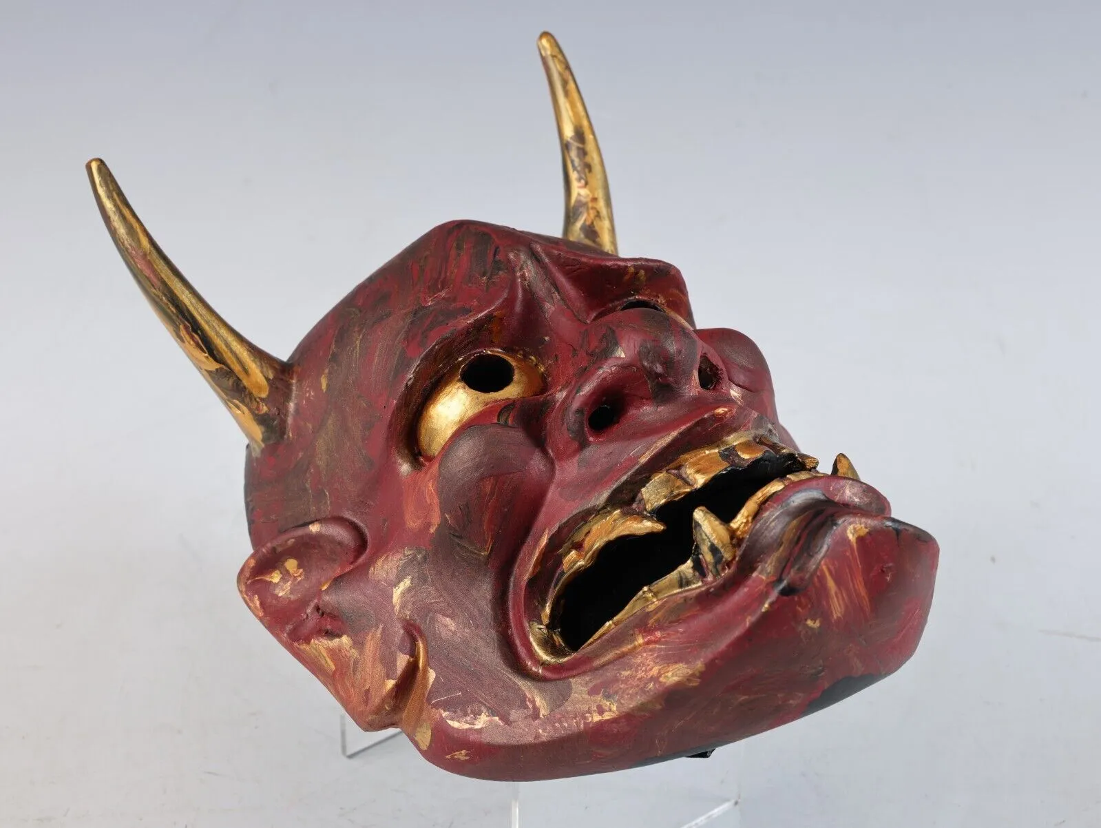 Japanese Vintage Resin Noh Mask Hannya -Jealousy woman- 般若