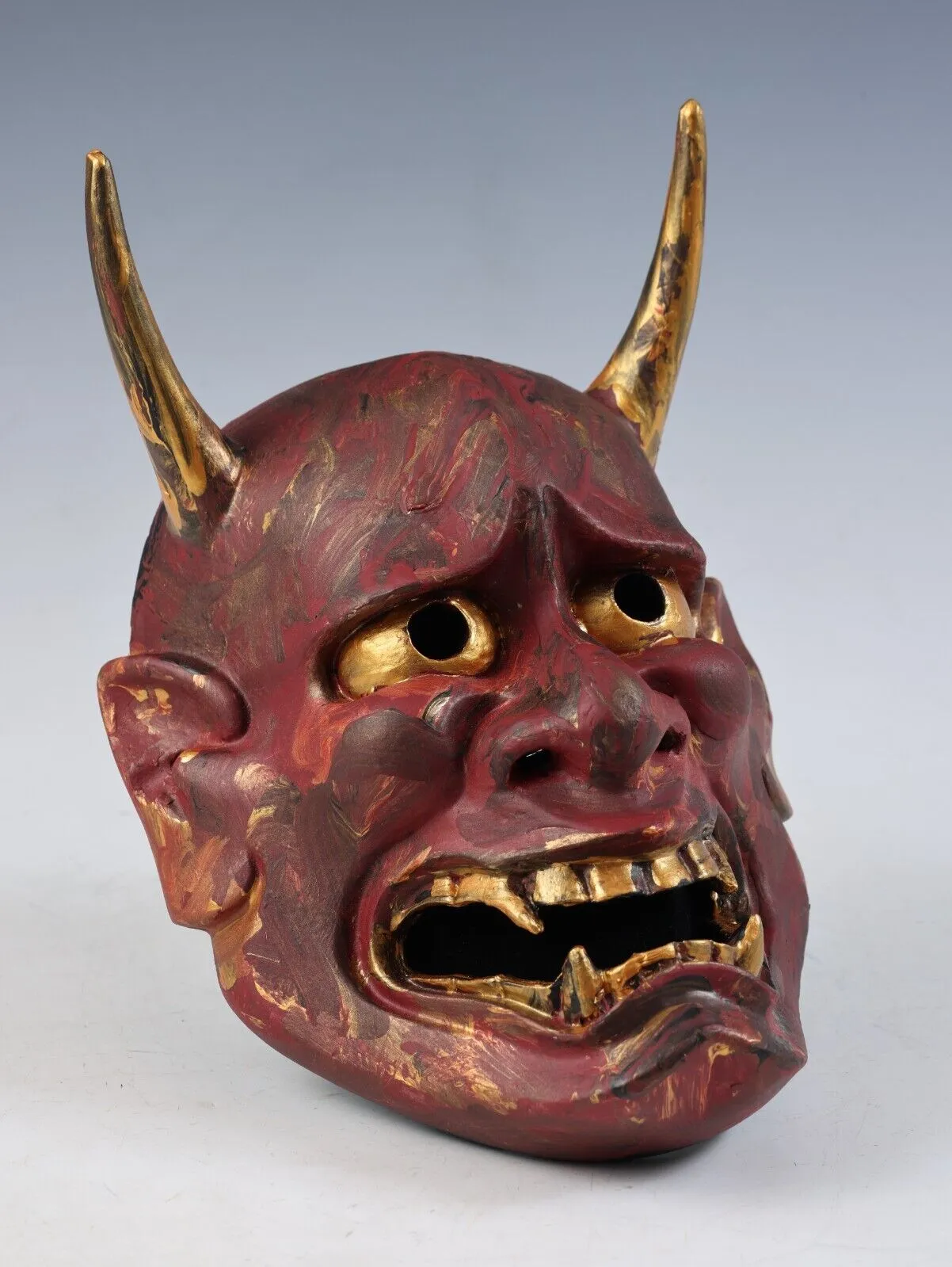 Japanese Vintage Resin Noh Mask Hannya -Jealousy woman- 般若