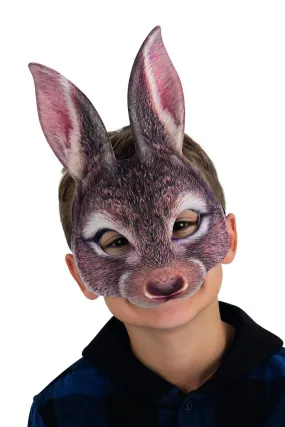 Kids Brown Rabbit Mask