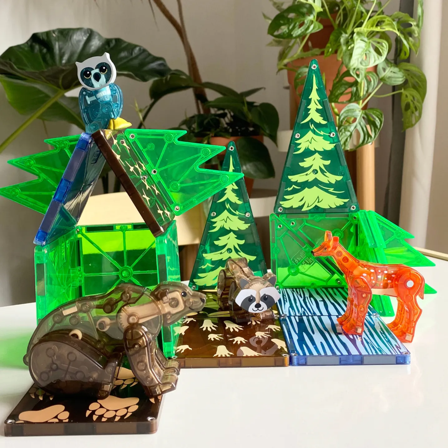 Magna-Tiles Forest Animals