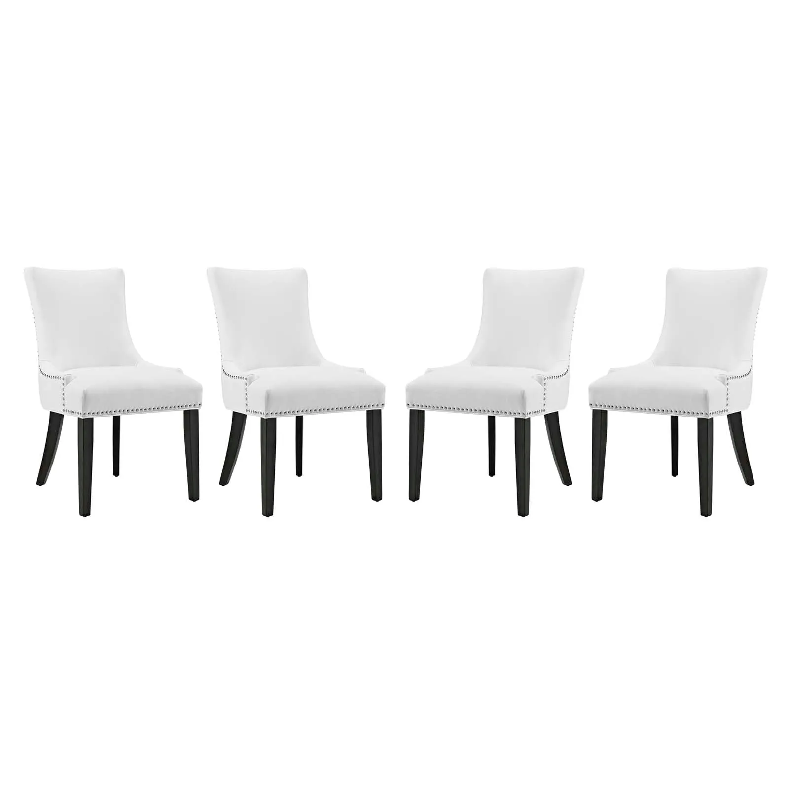 Marquis Dining Chair Faux Leather Set of 4