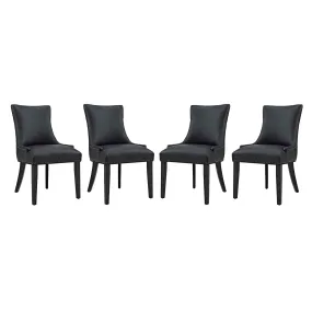 Marquis Dining Chair Faux Leather Set of 4