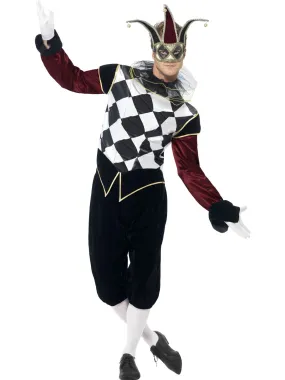 Mens Costume - Gothic Venetian Harlequin