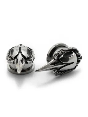 Plague Bird Mask Threaded Steel Plugs