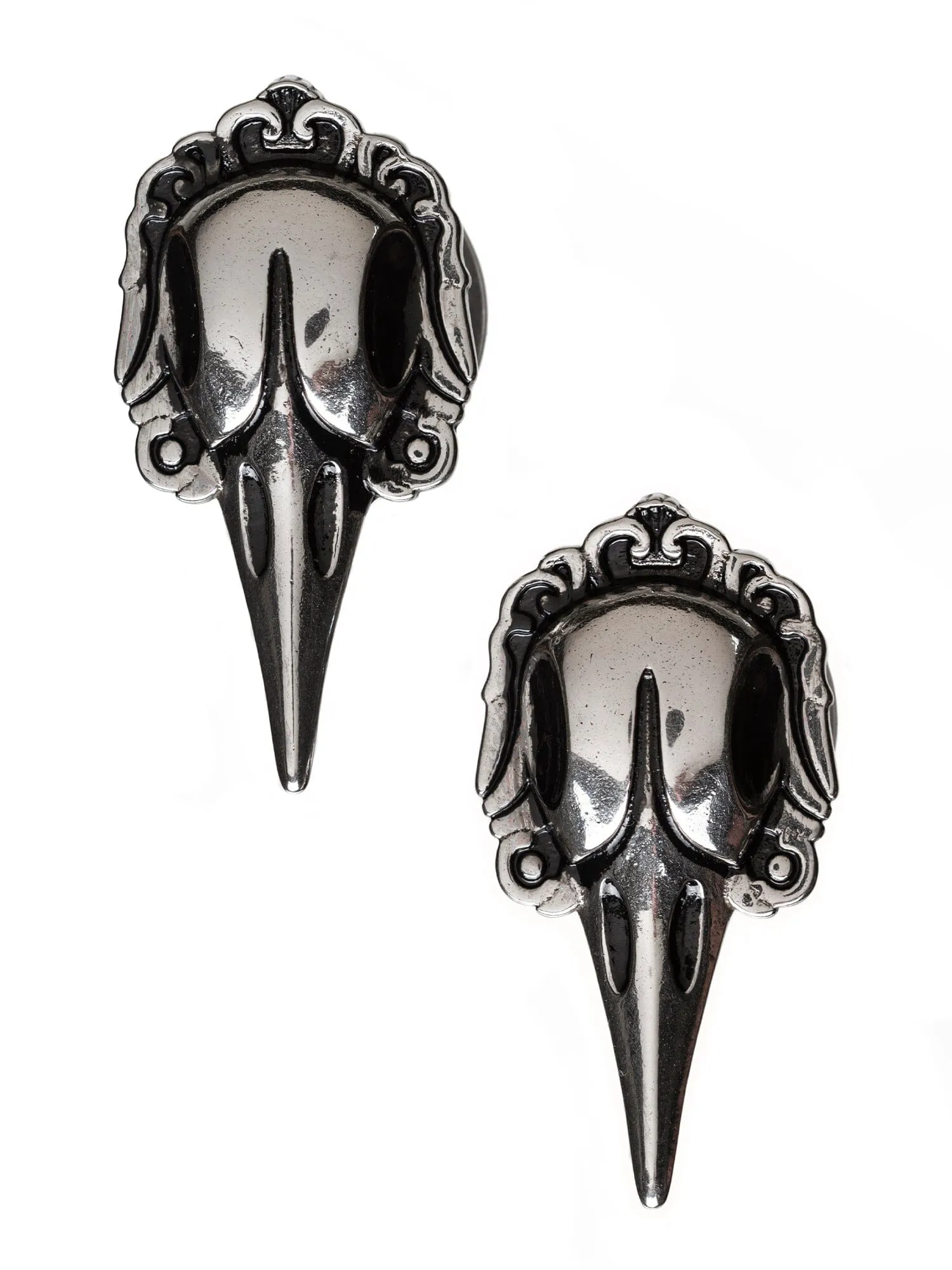 Plague Bird Mask Threaded Steel Plugs