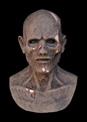 "Crusty Zombie - Tan" Silicone Mask