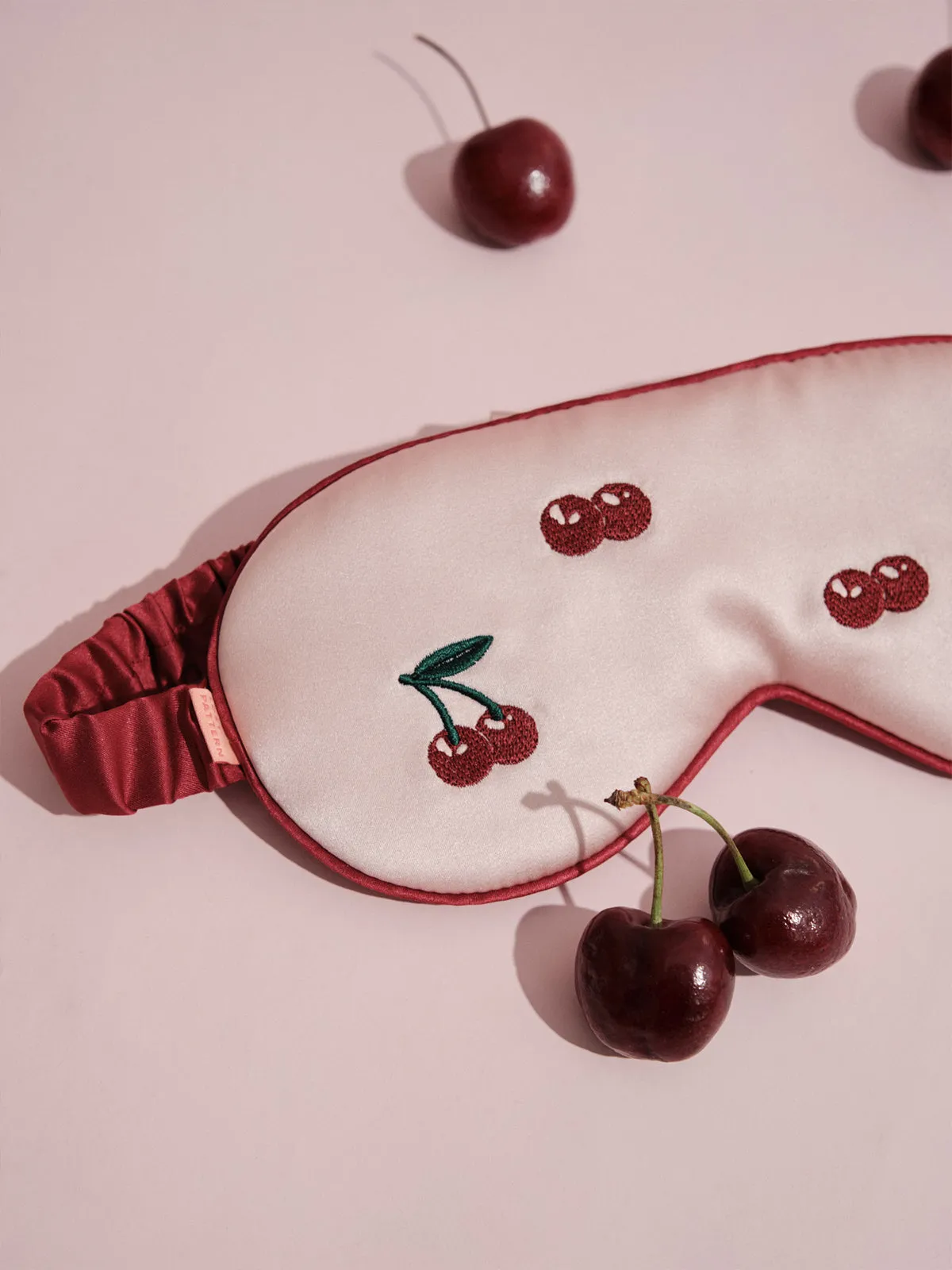 "Lost Cherries" Silk Sleep Eye Mask