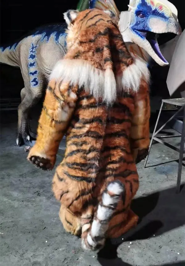 Realistic Tiger Fursuit Animal Animatronic Costume-DCTG001