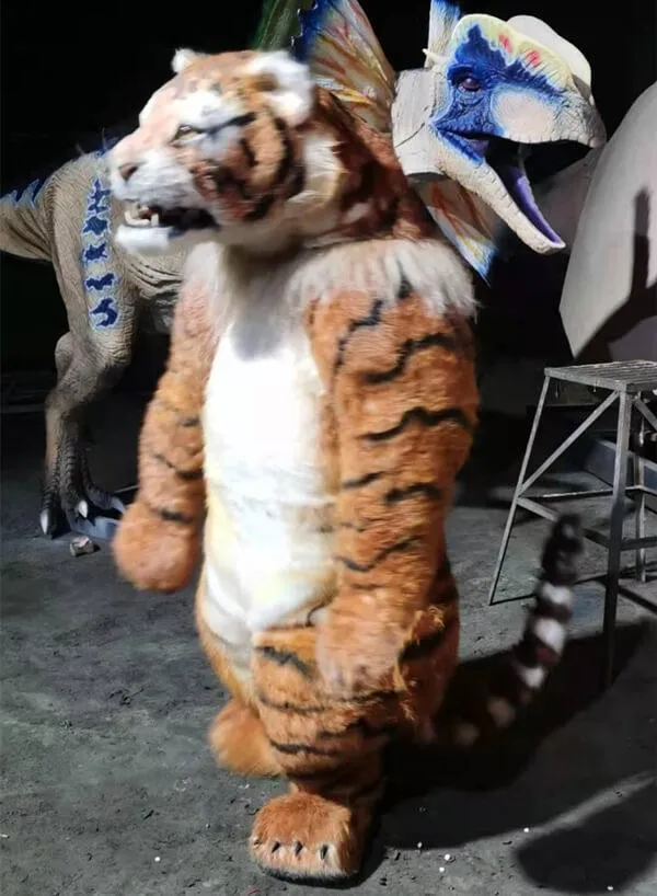 Realistic Tiger Fursuit Animal Animatronic Costume-DCTG001