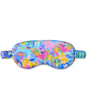 Reef Garden Silk Eye Mask