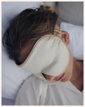 Silk Sleep Mask - Wild Chamomile