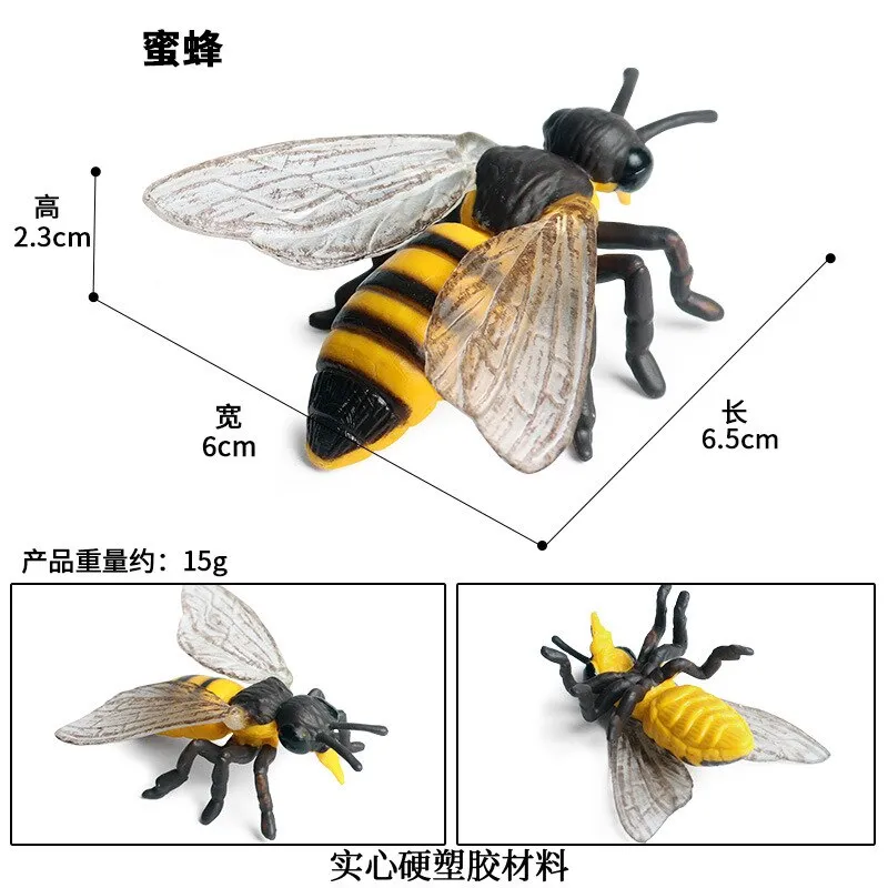 Simulated Insect Animal Figurine Model Spider Grasshopper Butterfly Snail Action Figure Scene Decoration Kids Collect Toys Gifts