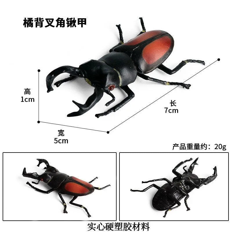 Simulated Insect Animal Figurine Model Spider Grasshopper Butterfly Snail Action Figure Scene Decoration Kids Collect Toys Gifts