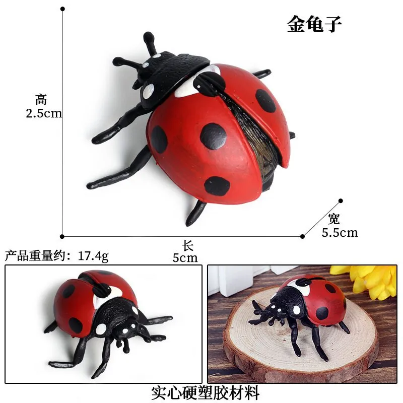 Simulated Insect Animal Figurine Model Spider Grasshopper Butterfly Snail Action Figure Scene Decoration Kids Collect Toys Gifts