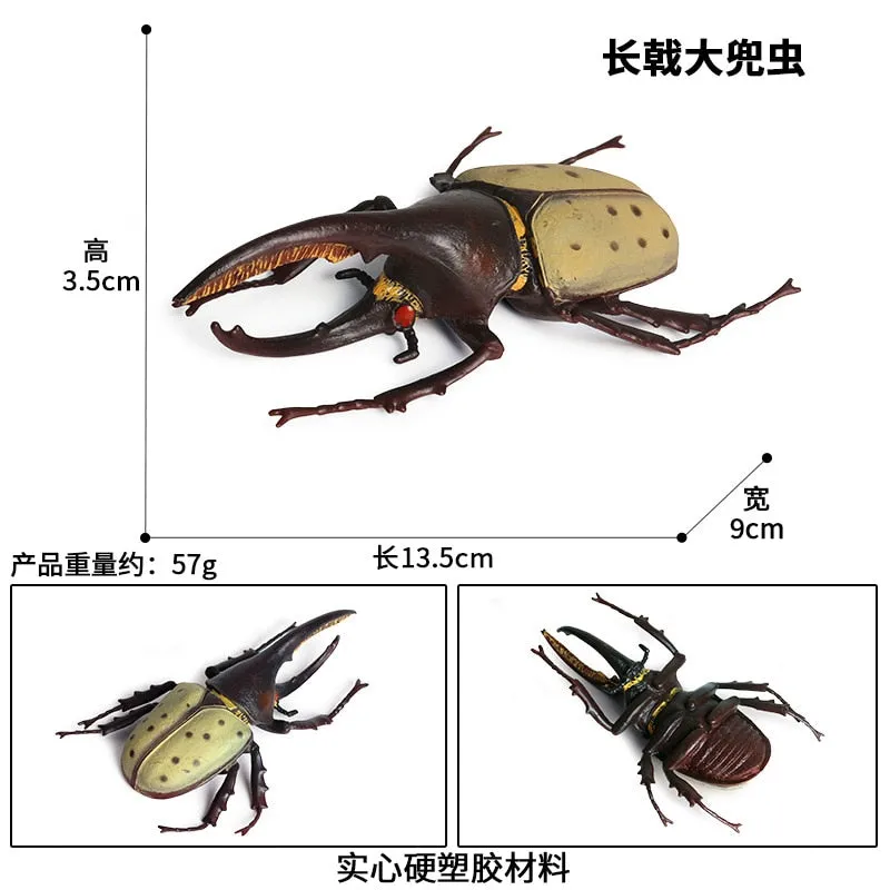 Simulated Insect Animal Figurine Model Spider Grasshopper Butterfly Snail Action Figure Scene Decoration Kids Collect Toys Gifts