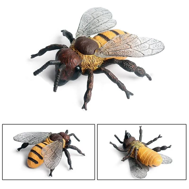 Simulated Insect Animal Figurine Model Spider Grasshopper Butterfly Snail Action Figure Scene Decoration Kids Collect Toys Gifts