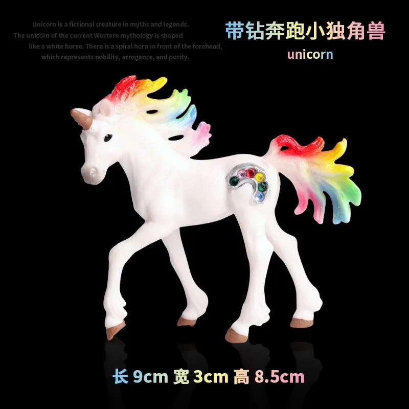 Simulation Wild Animal Horse Model Solid Emulation Action Figure Learning Education Kids Toys for Boys Children