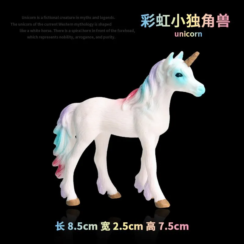 Simulation Wild Animal Horse Model Solid Emulation Action Figure Learning Education Kids Toys for Boys Children