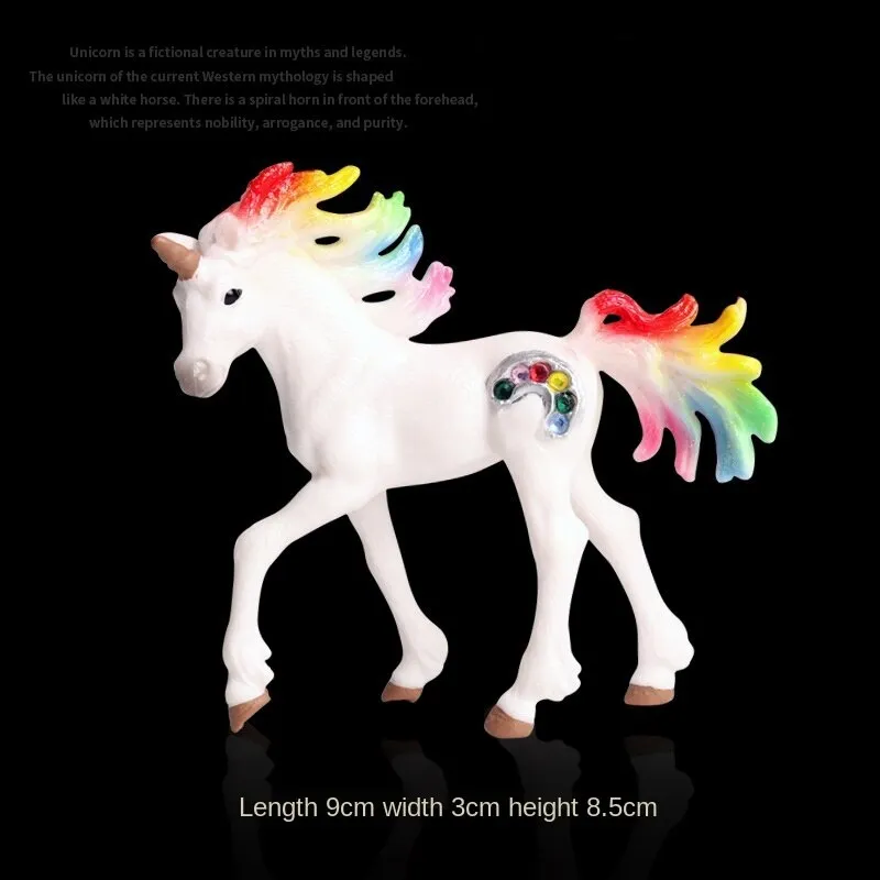 Simulation Wild Animal Horse Model Solid Emulation Action Figure Learning Education Kids Toys for Boys Children