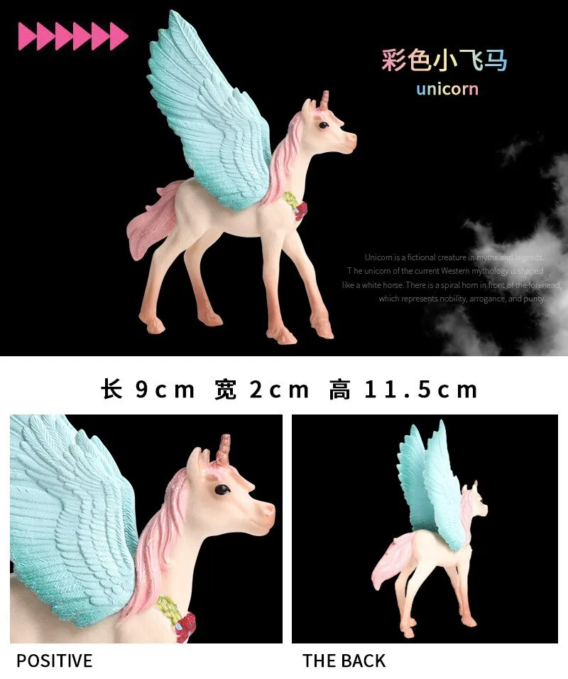 Simulation Wild Animal Horse Model Solid Emulation Action Figure Learning Education Kids Toys for Boys Children