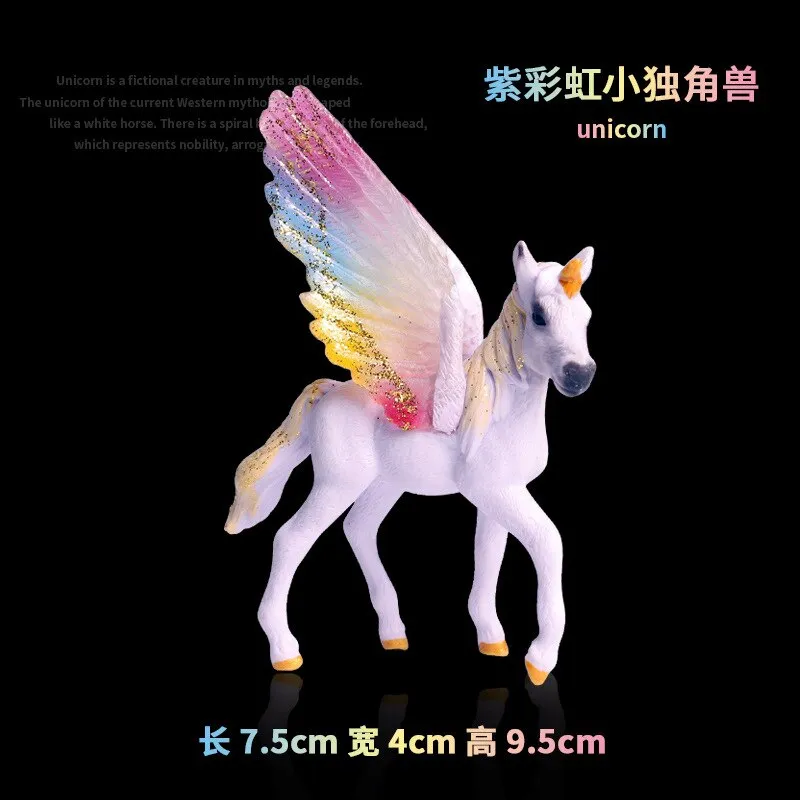 Simulation Wild Animal Horse Model Solid Emulation Action Figure Learning Education Kids Toys for Boys Children