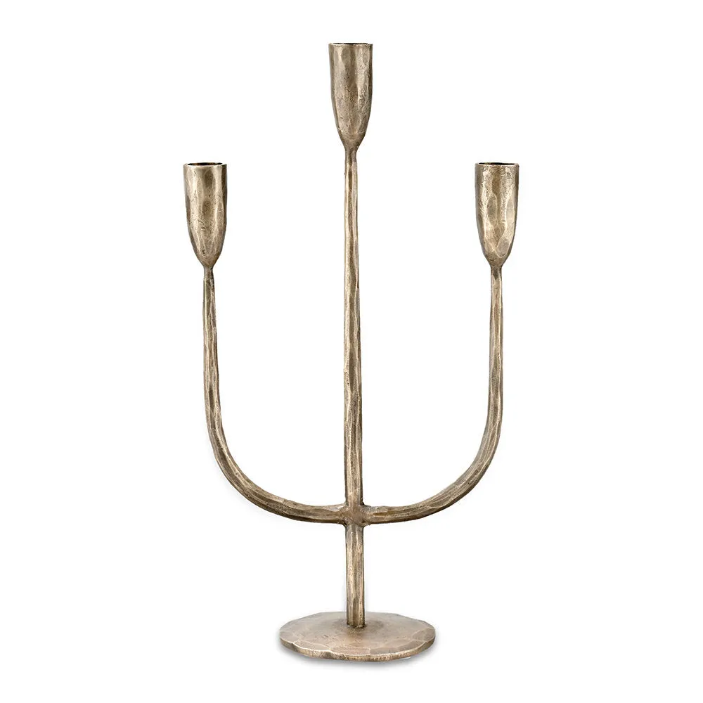 Small Arc Candelabra - Antique Black or Brass