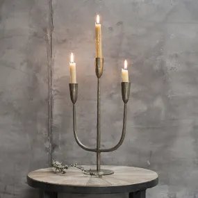 Small Arc Candelabra - Antique Black or Brass