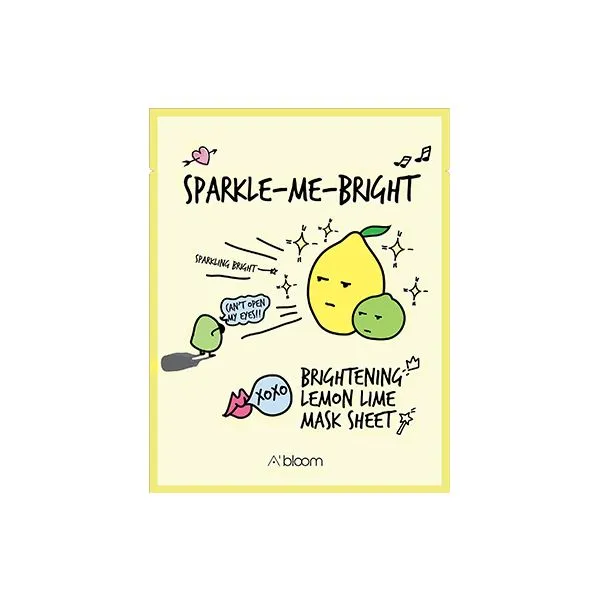 Sparkle-Me-Bright Brightening Lemon Lime Mask (1 Sheet)