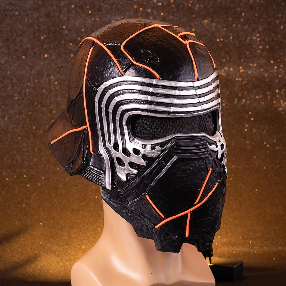 【Special deal】Xcoser Star Wars Kylo Ren Helmet Light Up Full Head Mask Cosplay Prop Resin Halloween