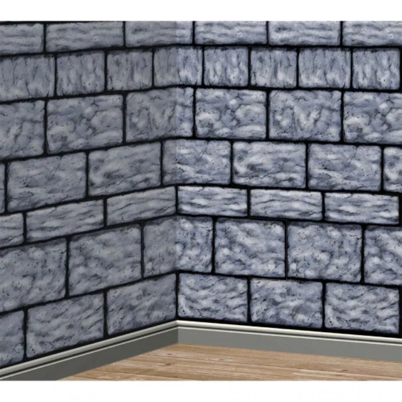 Stone Wall Scene Setters Room Roll Plastic 1.21m x 12.1m