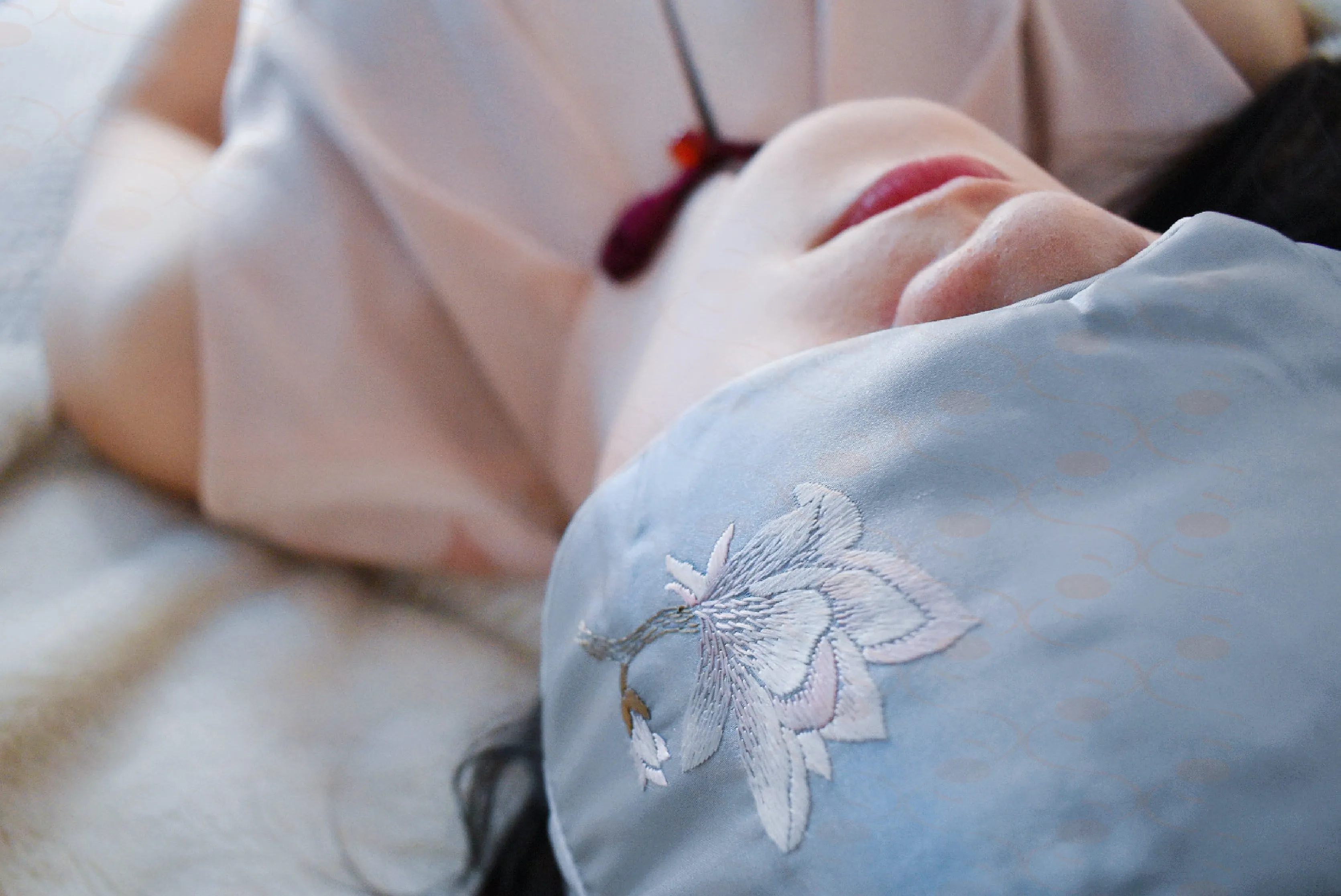 Suzhou Embroidery Pure Silk Sleep Mask