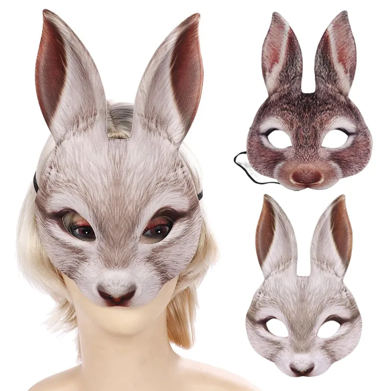 Trendy 3D Exotic Animal Halloween Face Mask