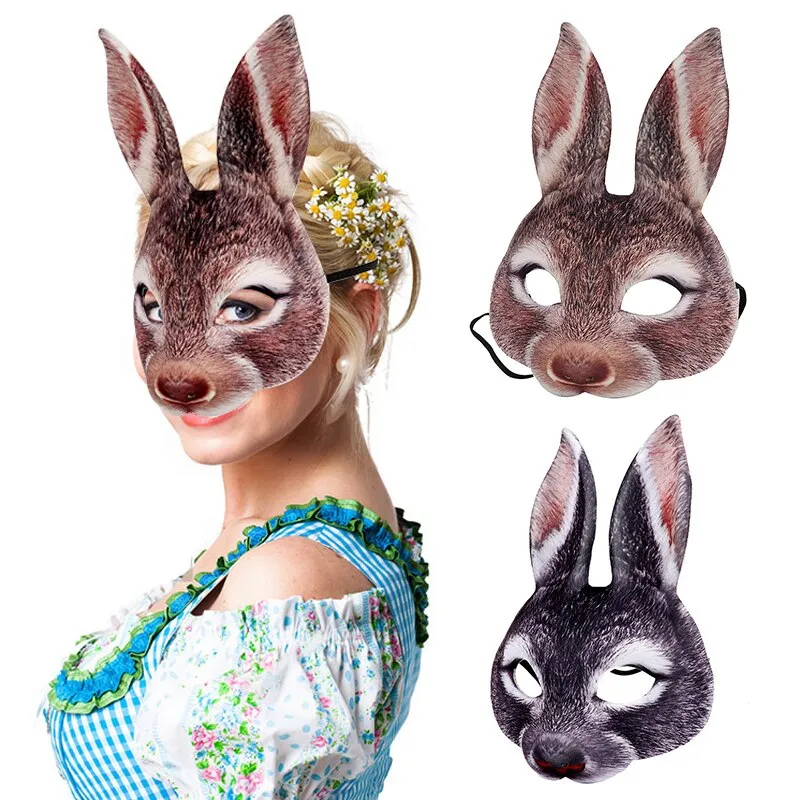 Trendy 3D Exotic Animal Halloween Face Mask