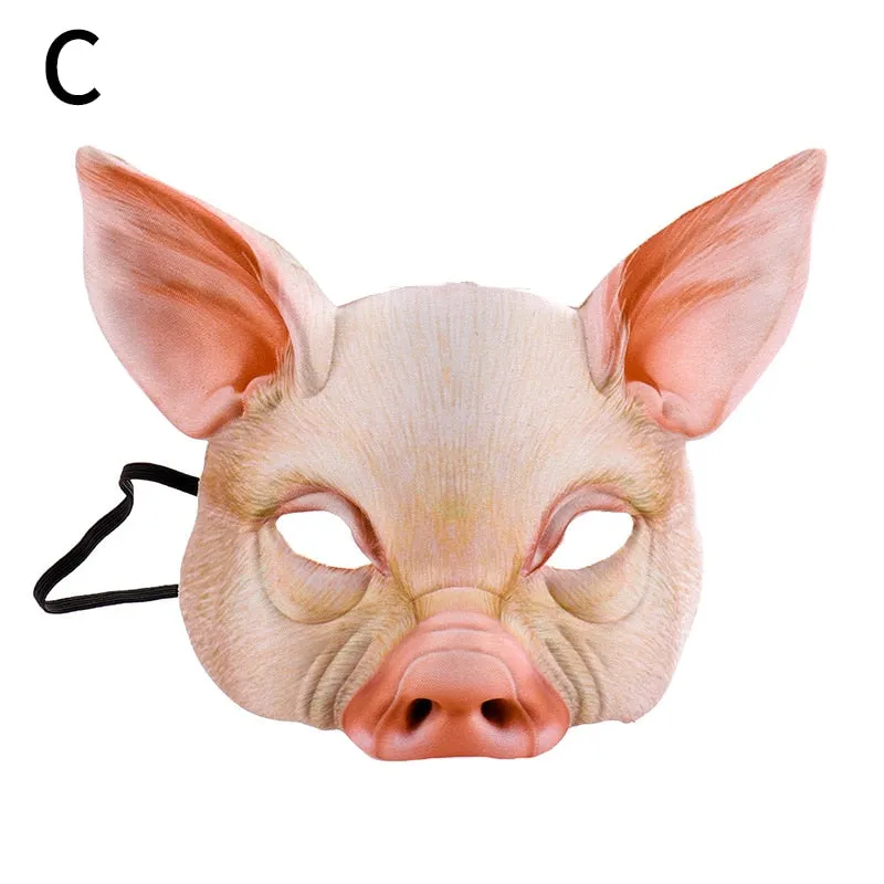 Trendy 3D Exotic Animal Halloween Face Mask