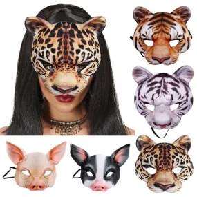 Trendy 3D Exotic Animal Halloween Face Mask