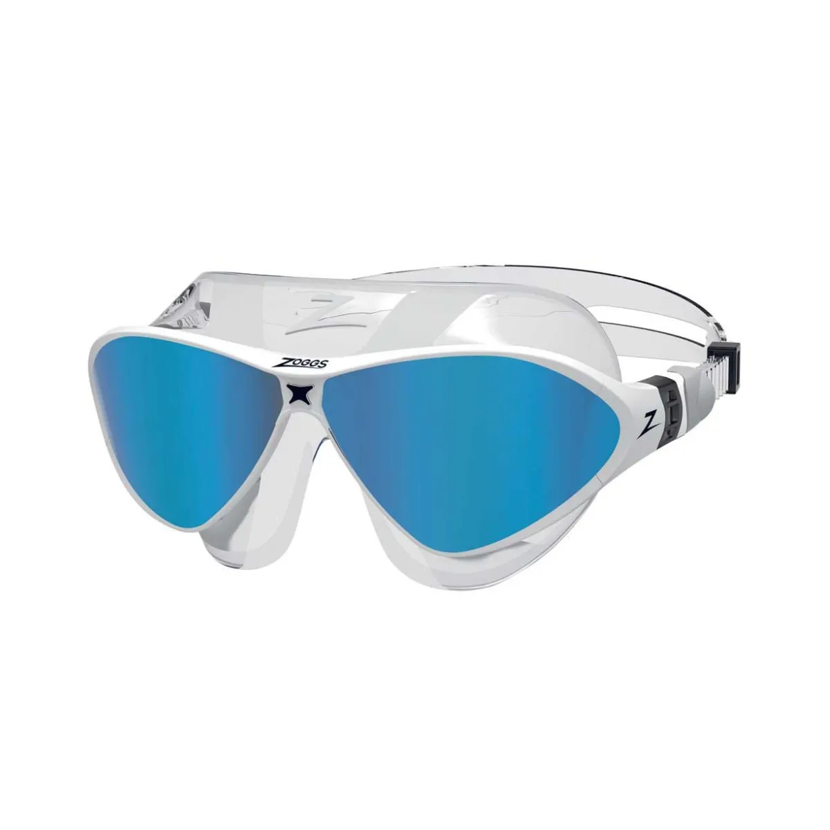 Zoggs Horizon Flex Titanium White Blue Swimming Mask